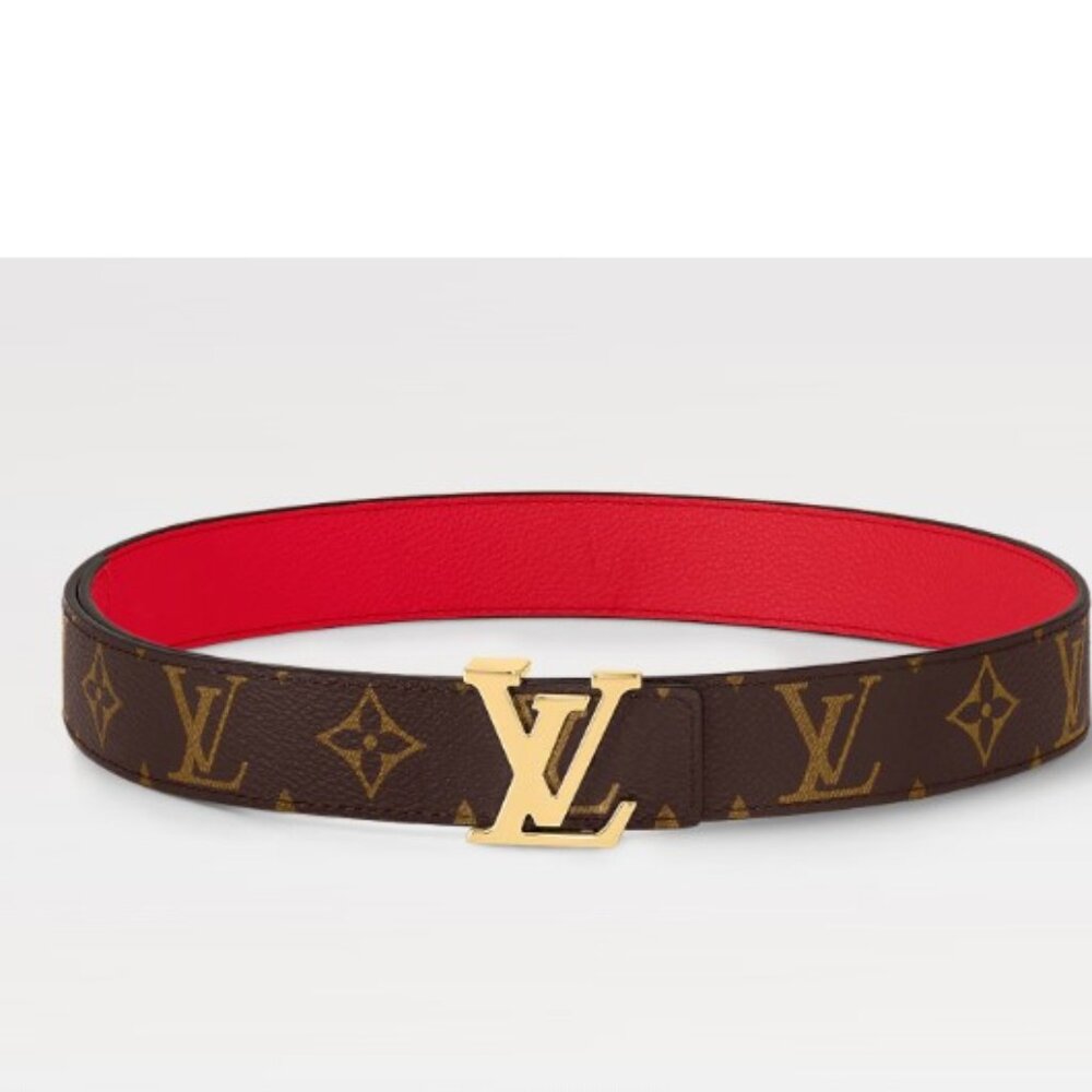 Louis Vuitton Iniatles Reversible Belt 85mm